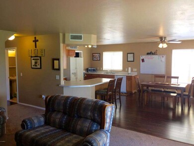 Great room open to the kitchen