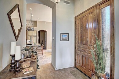 Gracious Front Door Entrance