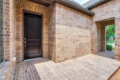 Large entry patio