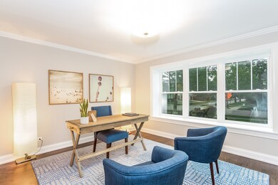 Glass French Doors at entrance of Formal Living Ro