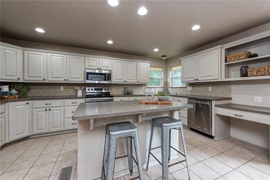 Kitchen recently updated | So much cabinet space!