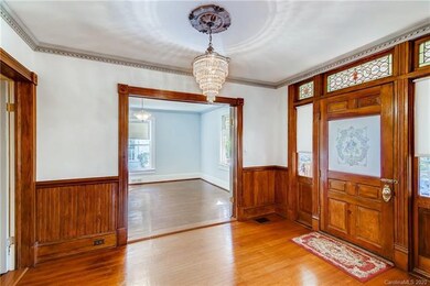 Gracious entry with all the historic charm.