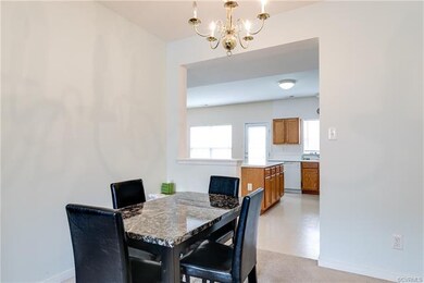 Dining Room open to Kitchen and Living Room