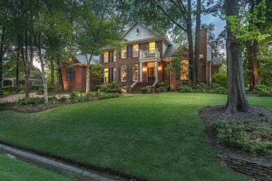 The home is so beautiful at night with dozens of o