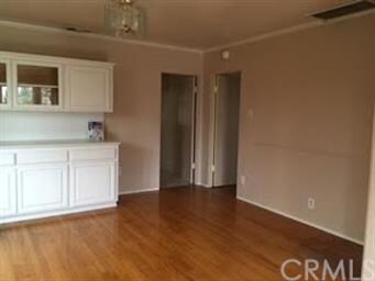 formal dining room with custom built ins