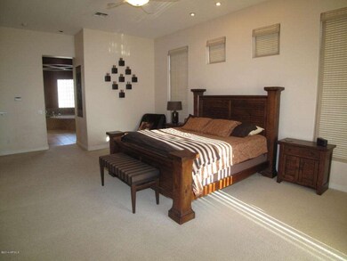 Master bedroom view from slider