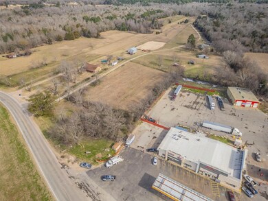 Aerial view with a rural view