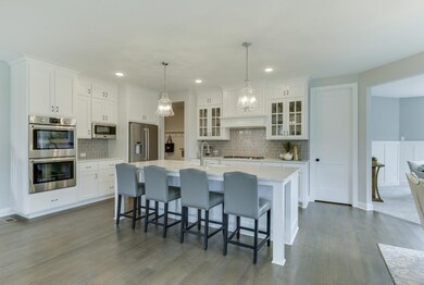 Beautifully designed kitchen with custom built cab