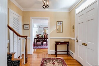Entrance Hallway looking into the Dining Room