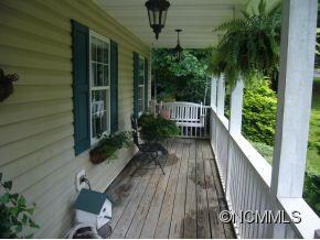 Covered front porch