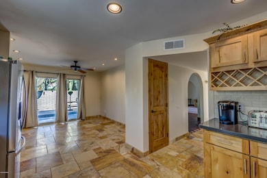Family Room Located Off Kitchen