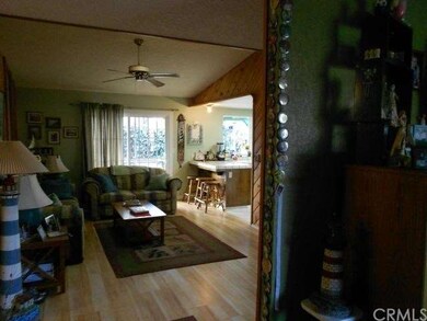 Family room has sky light.