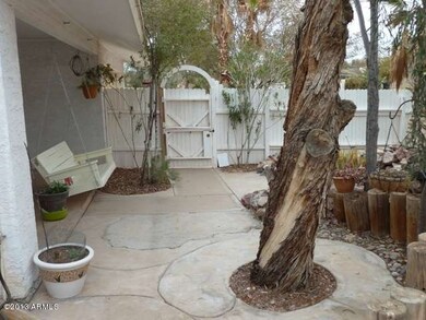 Gate entry to courtyard
