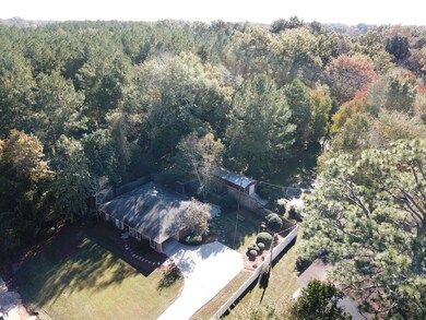 Aerial view of property