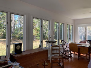 Sun room addition on back of house.