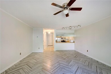Large living room with new tile flooring