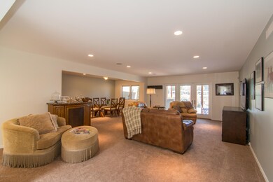 living room and adjoining dining room
