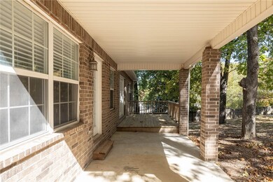 Covered Back Porch and Deck