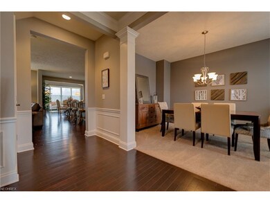 Custom millwork and trim throughout this home.