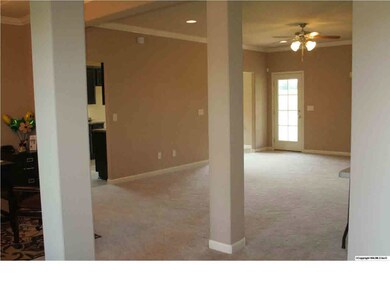 View of living room from front door.