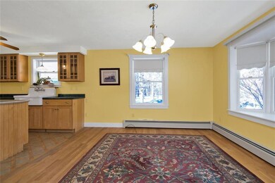 Open sight lines from kitchen to...