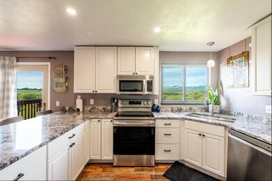 Kitchen with Mountain Views