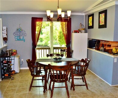Dining area off kitchen