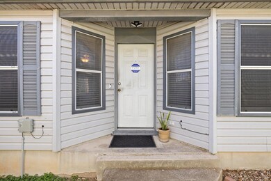 Small side porch and front entry