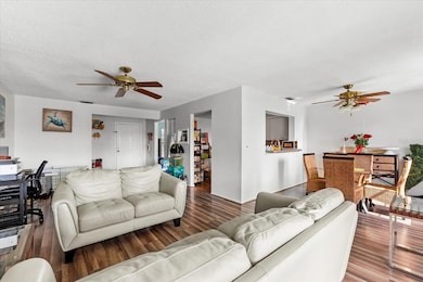 Living Room & Dining Area.