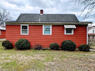 Rear view from back yard.
