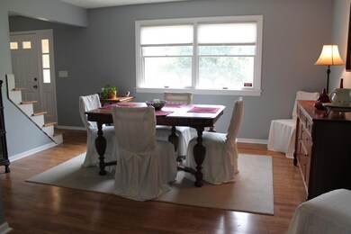 Living room used as a formal dining room