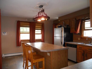 Kitchen with island