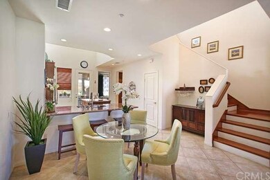 Recessed lighting throughout provides additional l