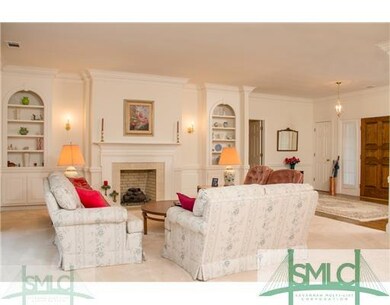 Living Room. 1of 2 fireplaces, 9  smooth ceilings