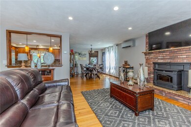 Living room, dining & kitchen