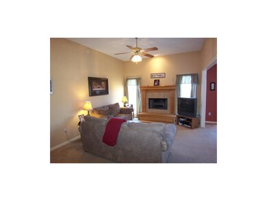 Living Room- 10 Foot Ceiling w/ Wood Burning Firep