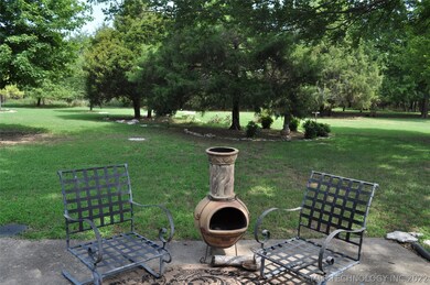 Peaceful view sitting on the back patio!