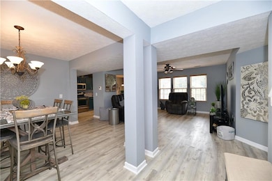 Bright and Open Floor plan upon entering the home