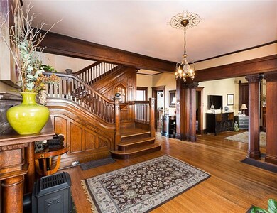 Exquisite woodwork throughout the main floor.  Vie