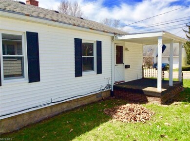 Front door view with 12 x 8 porch.