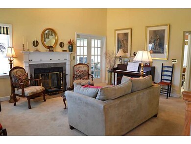 Living Room. With wood burning FP