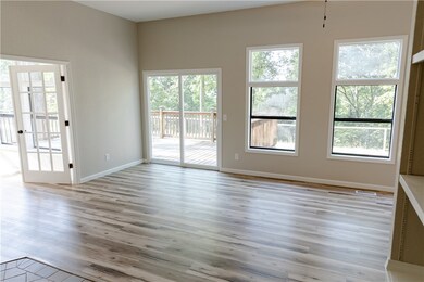 Family Room, to the left is the sunroom!