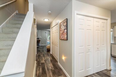 Many closets throughout