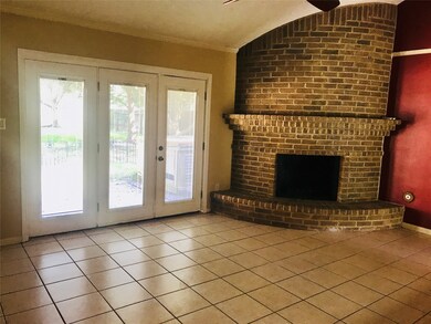 French doors lead to huge backyard with no back neighbors.