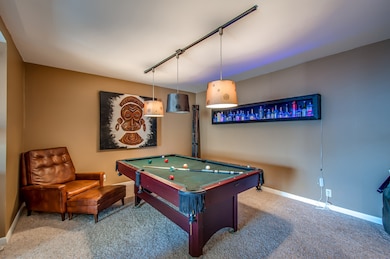 Dining area being used as a rec area.