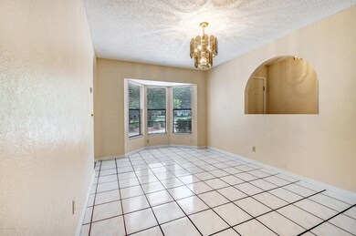 Dining room with picture window