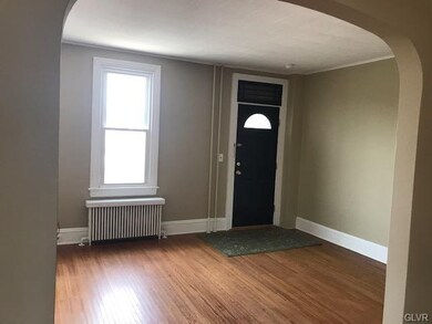 Living room and front entrance