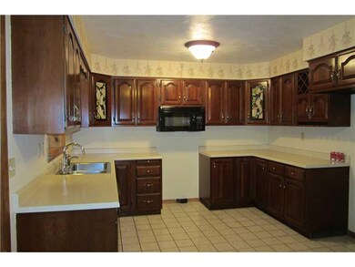 Kitchen. The kitchen has updated cabinetry. Microw
