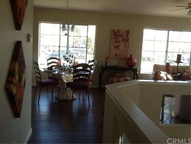 Open kitchen, dining area to living room