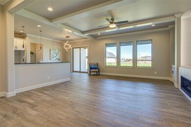 Living room featuring hardwood / wood-style floors